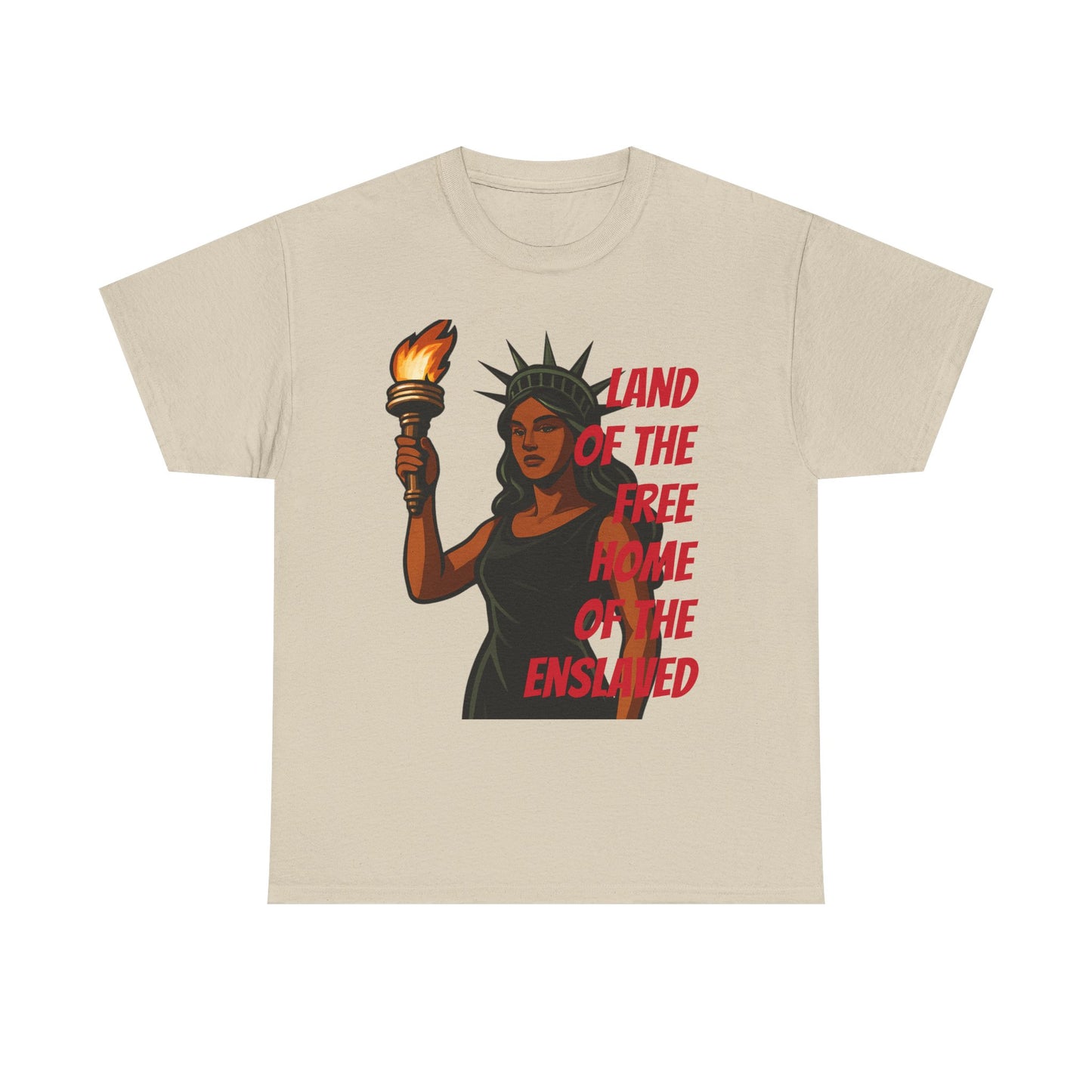 Statue of Liberty Tee, Empowerment Shirt, Unisex Cotton T-Shirt, Inclusive Fashion, Graphic T-Shirt for Freedom Lovers