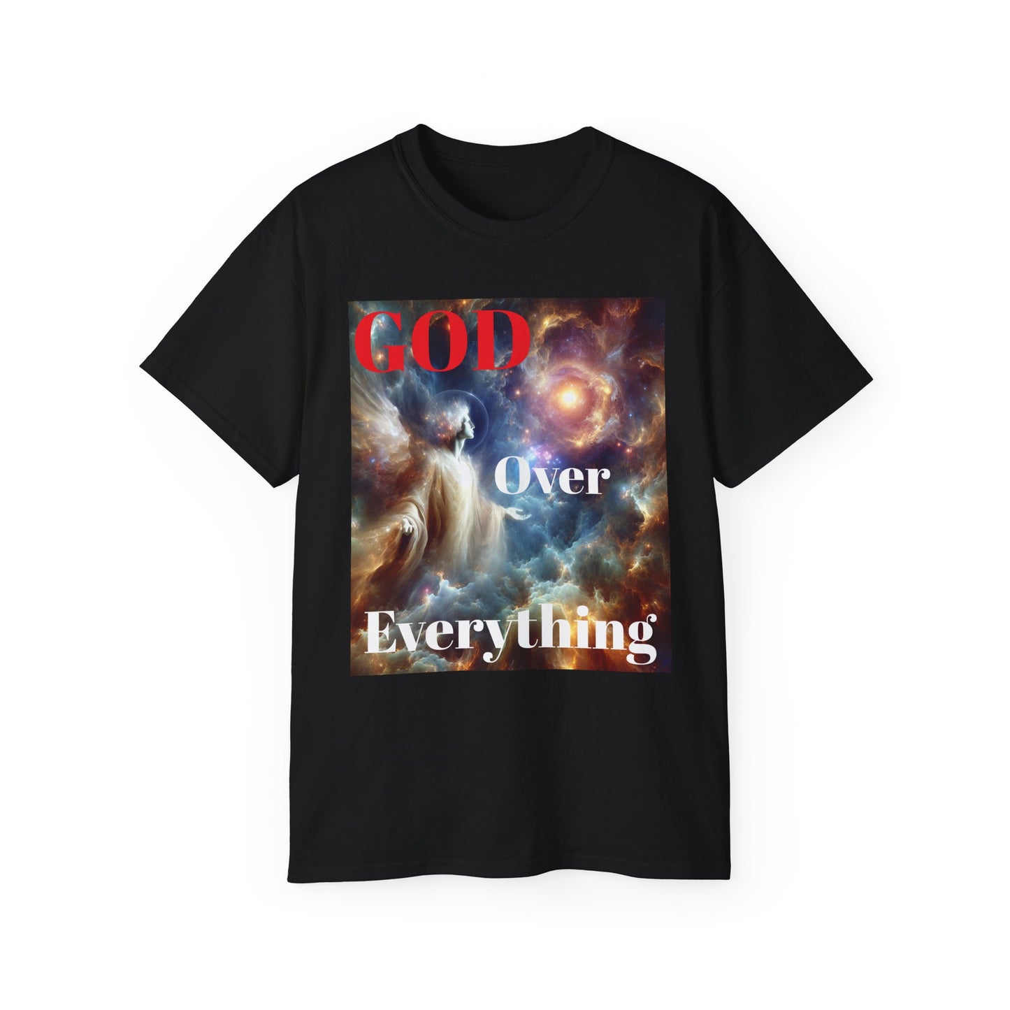 God Over Everything Unisex Ultra Cotton Tee - Spiritual Inspirational T-Shirt