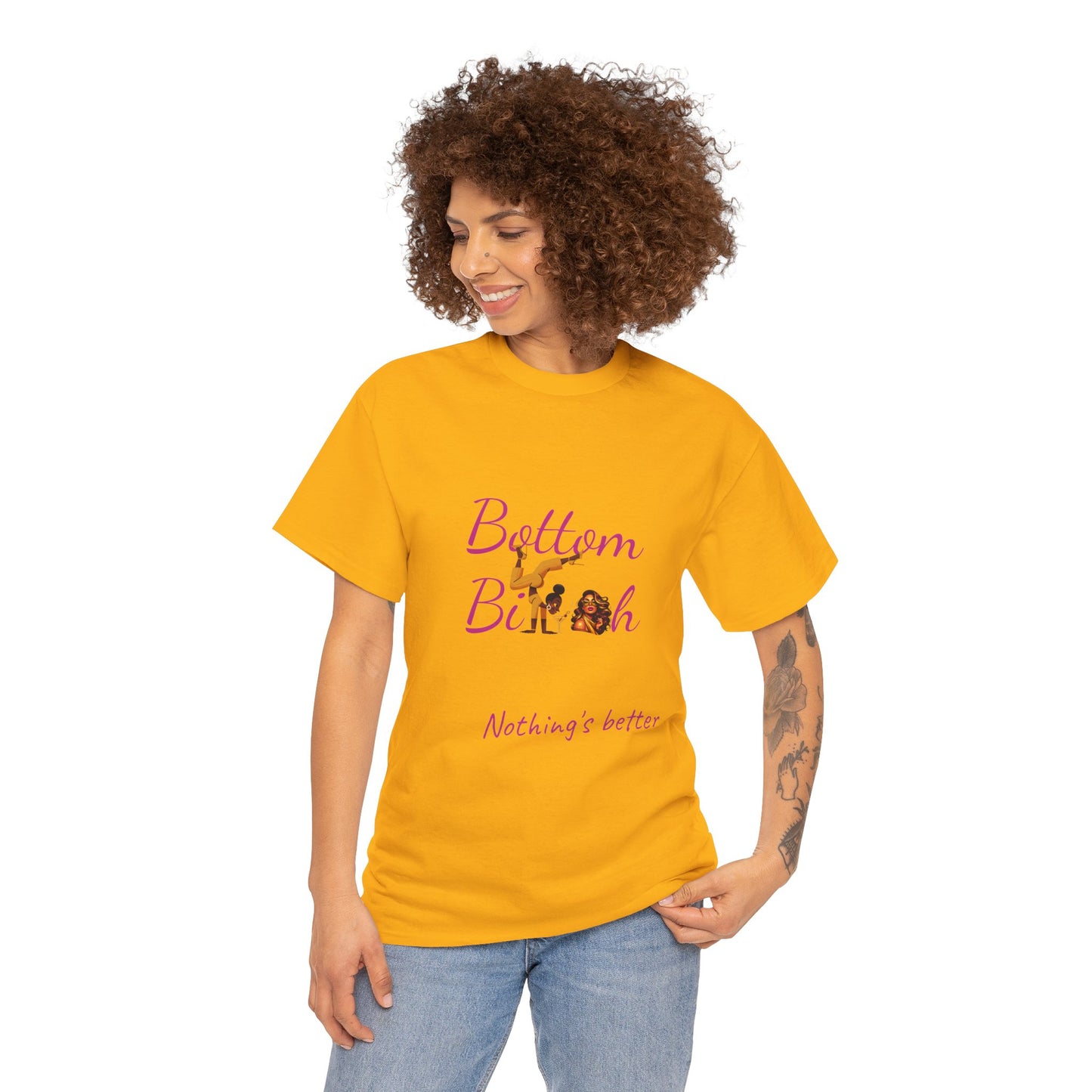 Bottom Bi@#h nothing's better Trendy Casual Wear, Unique Gift for Friends, Birthday Present, Summer Vibes, Comfortable Everyday Outfit