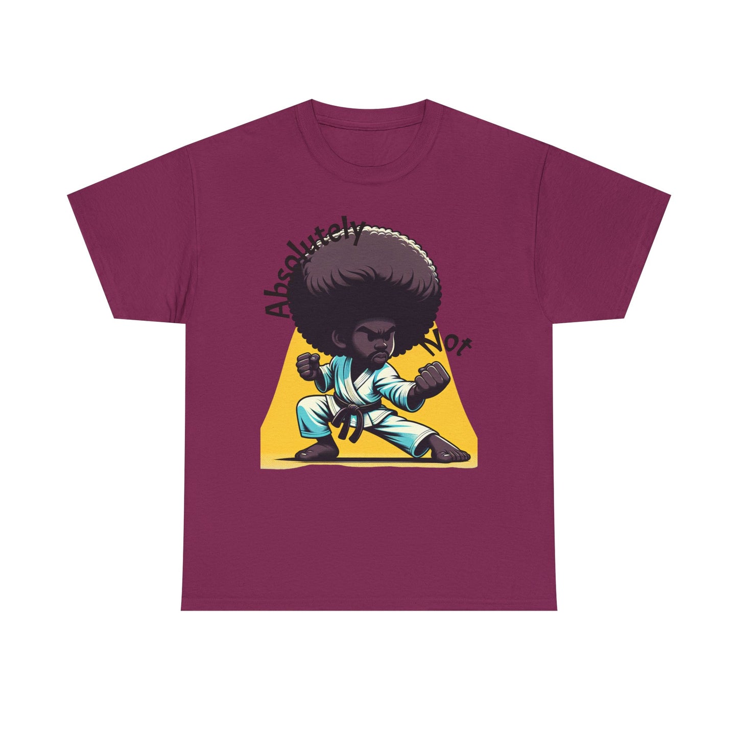 Vintage Cartoon Martial Arts Tee - Unisex Funny Shirt, Gift for Anime Lovers, Cool Casual Wear, Retro Style Clothing, Perfect for Birthdays