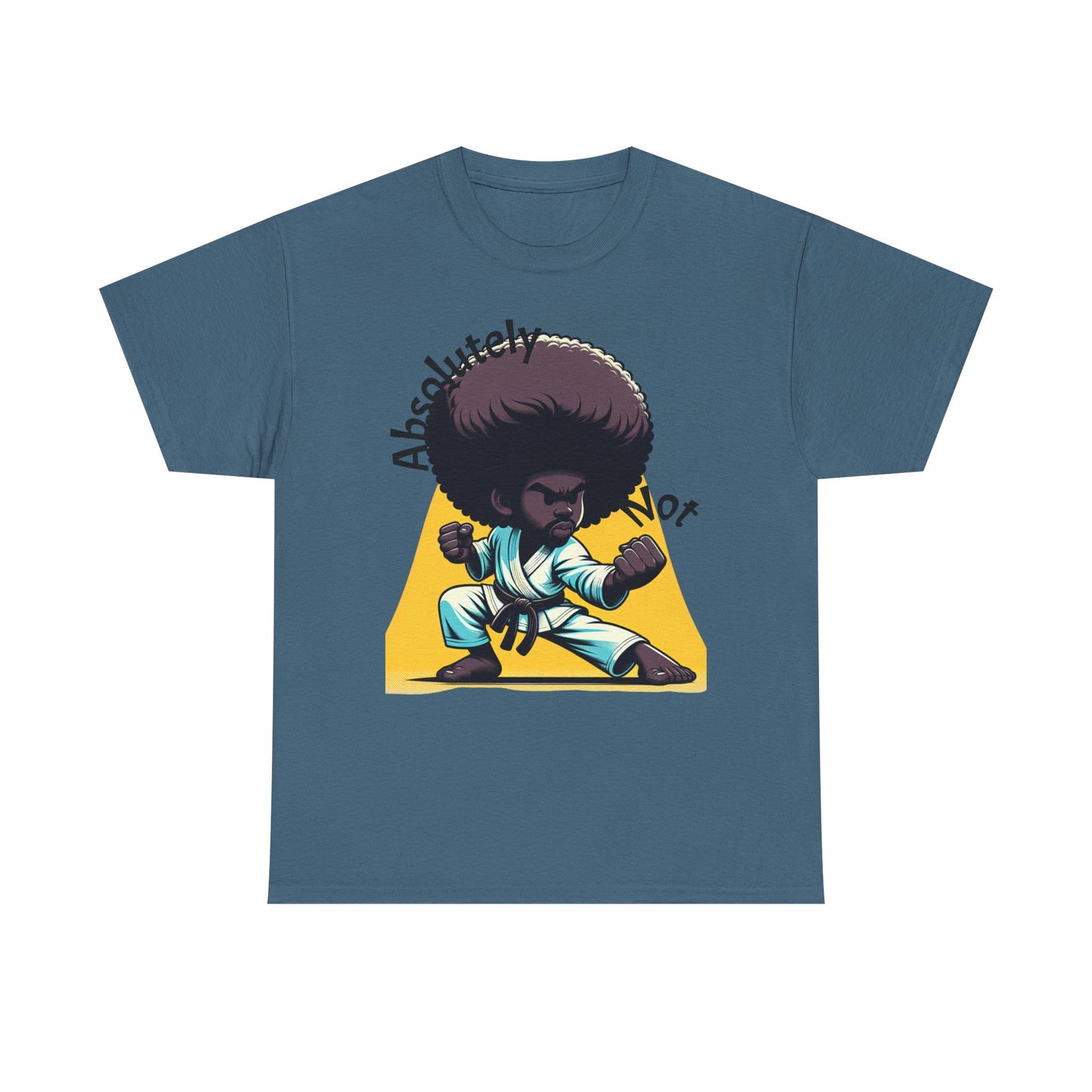 Vintage Cartoon Martial Arts Tee - Unisex Funny Shirt, Gift for Anime Lovers, Cool Casual Wear, Retro Style Clothing, Perfect for Birthdays