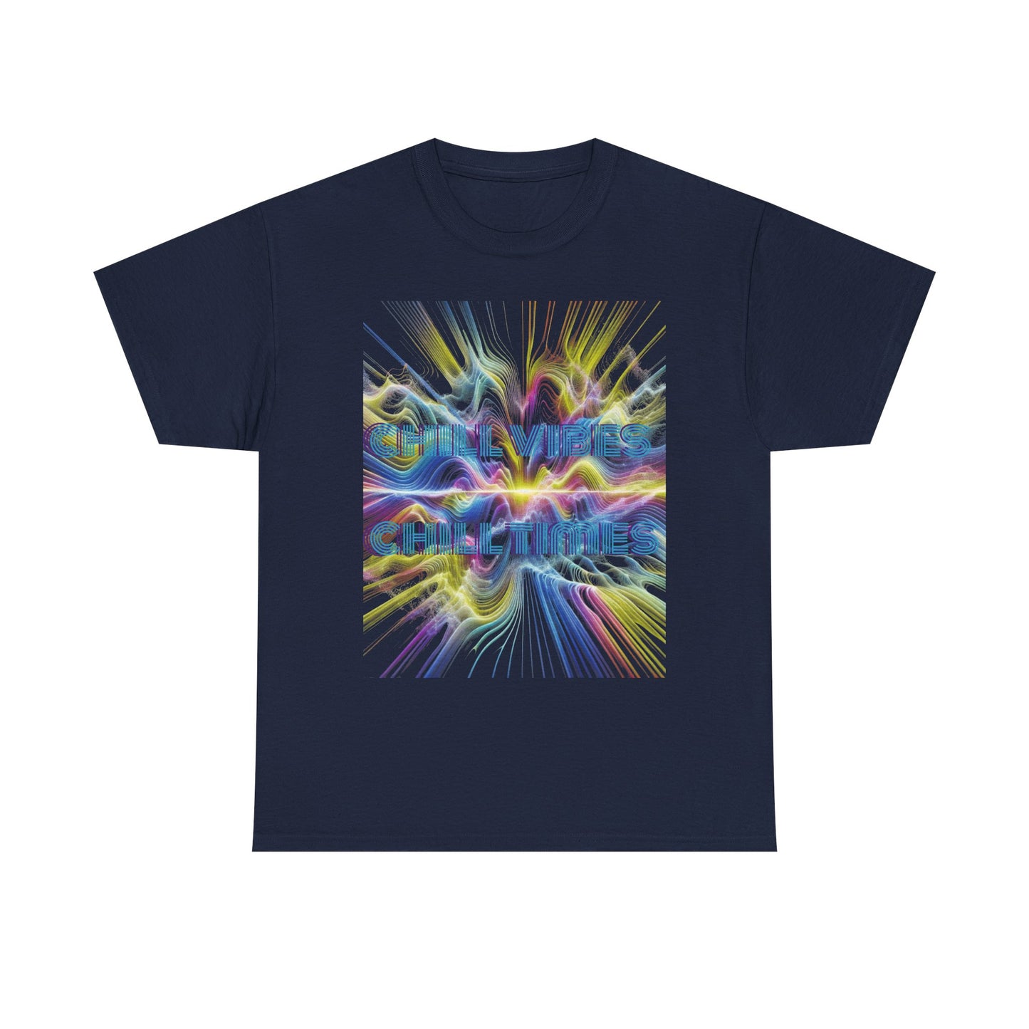 Chill Vibes Unisex Heavy Cotton Tee, Comfortable Casual T-Shirt, Streetwear Style, Perfect Gift for Friends, Summer Vibes Tee