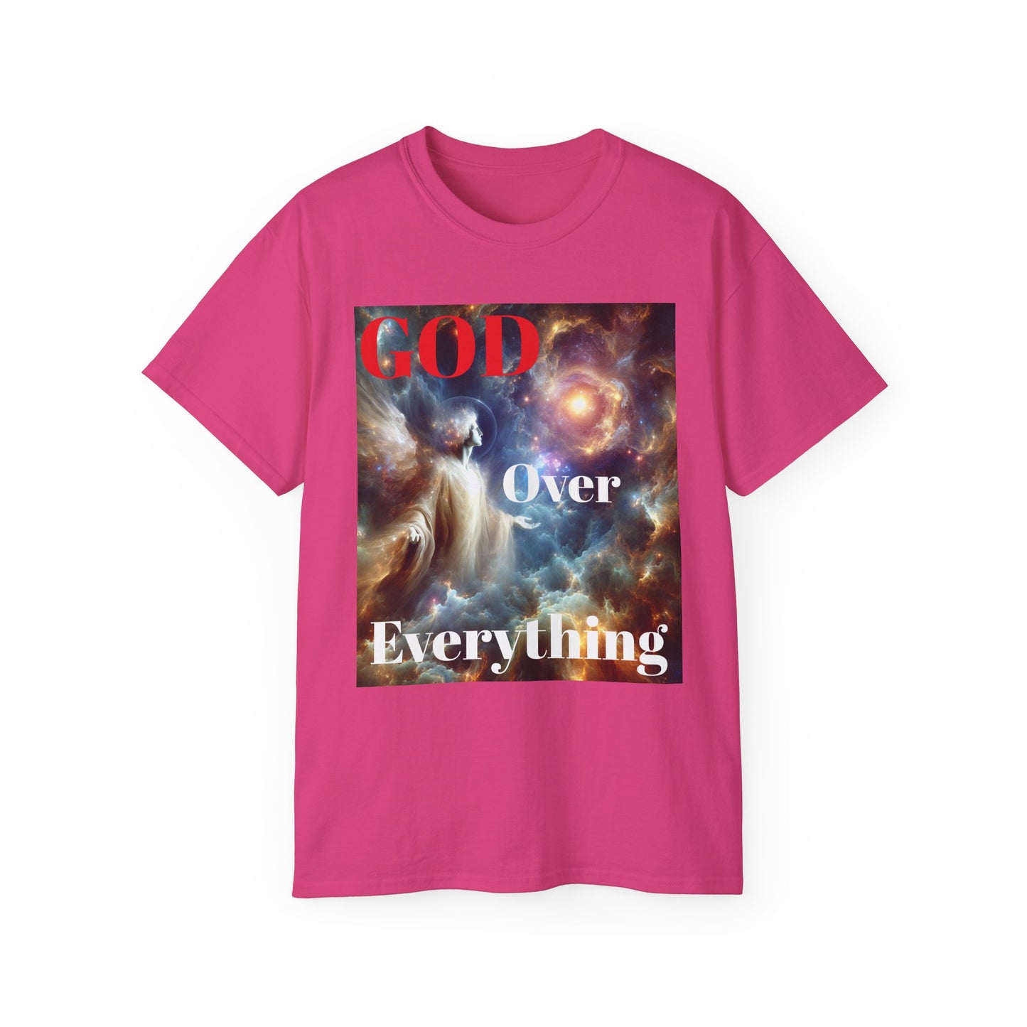 God Over Everything Unisex Ultra Cotton Tee - Spiritual Inspirational T-Shirt
