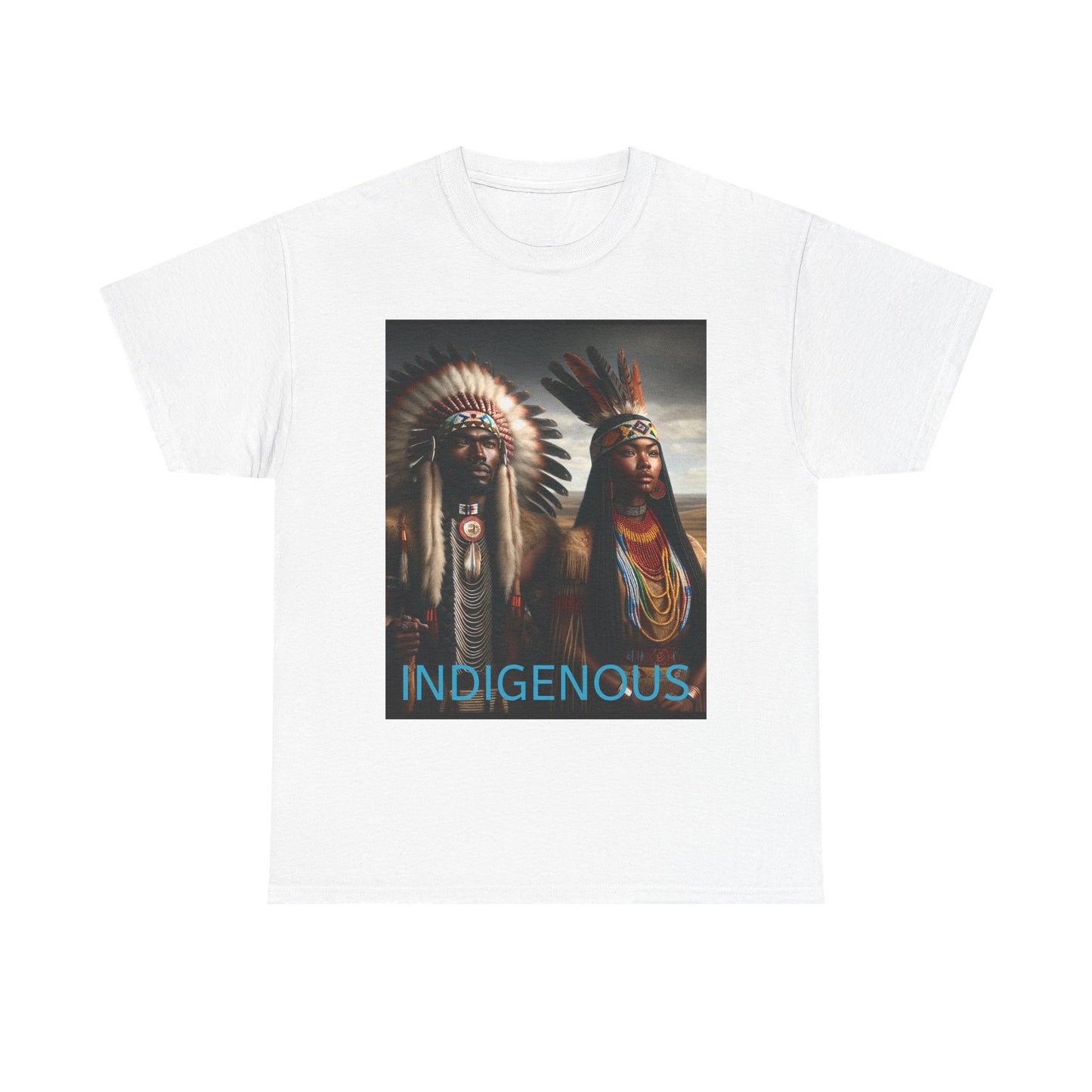 Indigenous Heavy Cotton Tee - Celebrate Native Heritage
