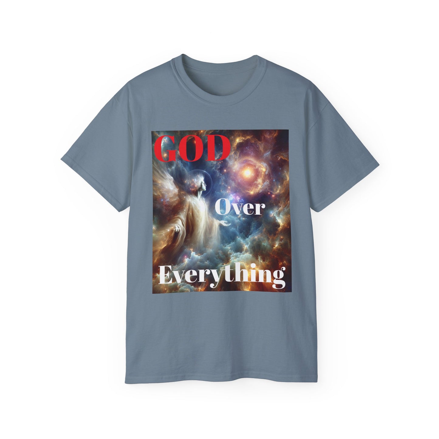 God Over Everything Unisex Ultra Cotton Tee - Spiritual Inspirational T-Shirt