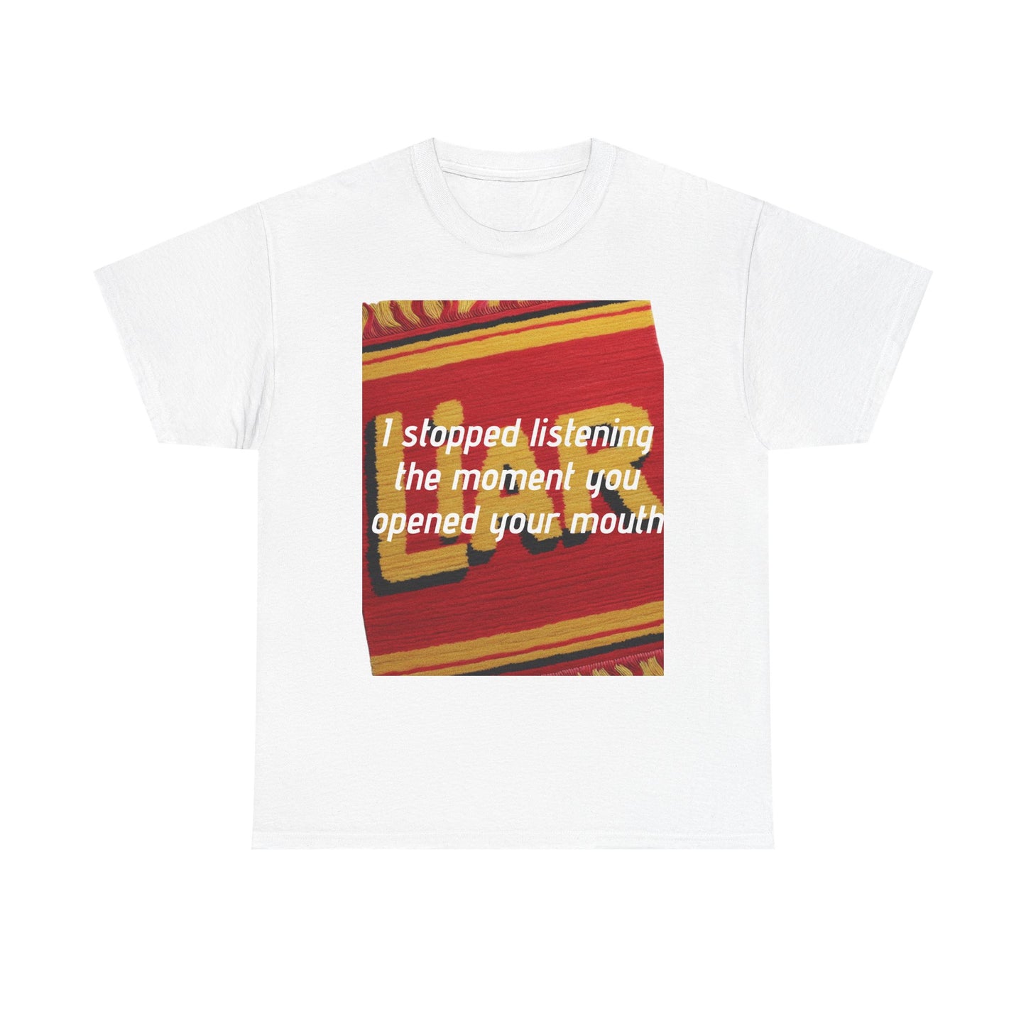 Bold Quote Unisex Heavy Cotton Tee - Urban Style, Graphic Tee, Self-Expression, Gift for Friends, Funny Statement Shirt