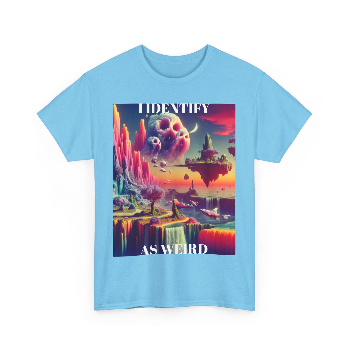 Identify as Weird - Casual T-Shirt for Creative Souls