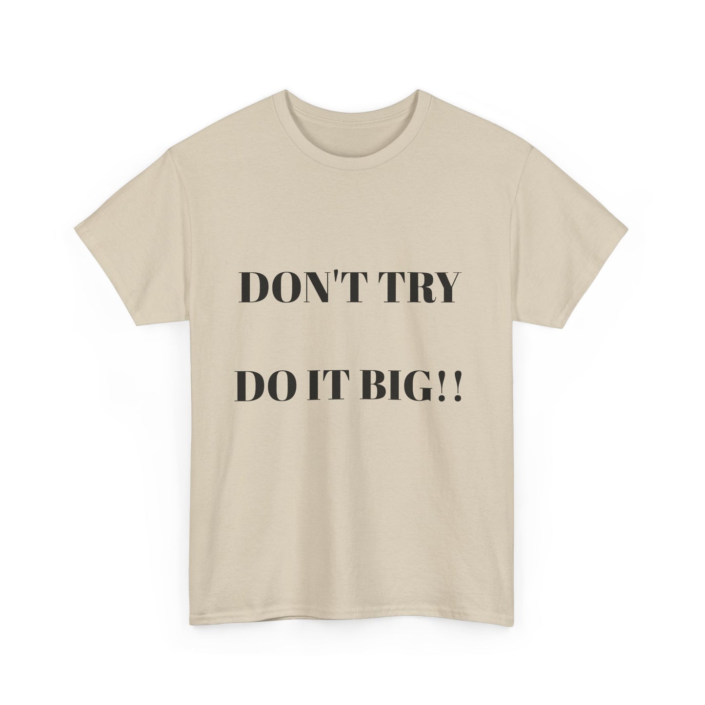 Front and back Don't try