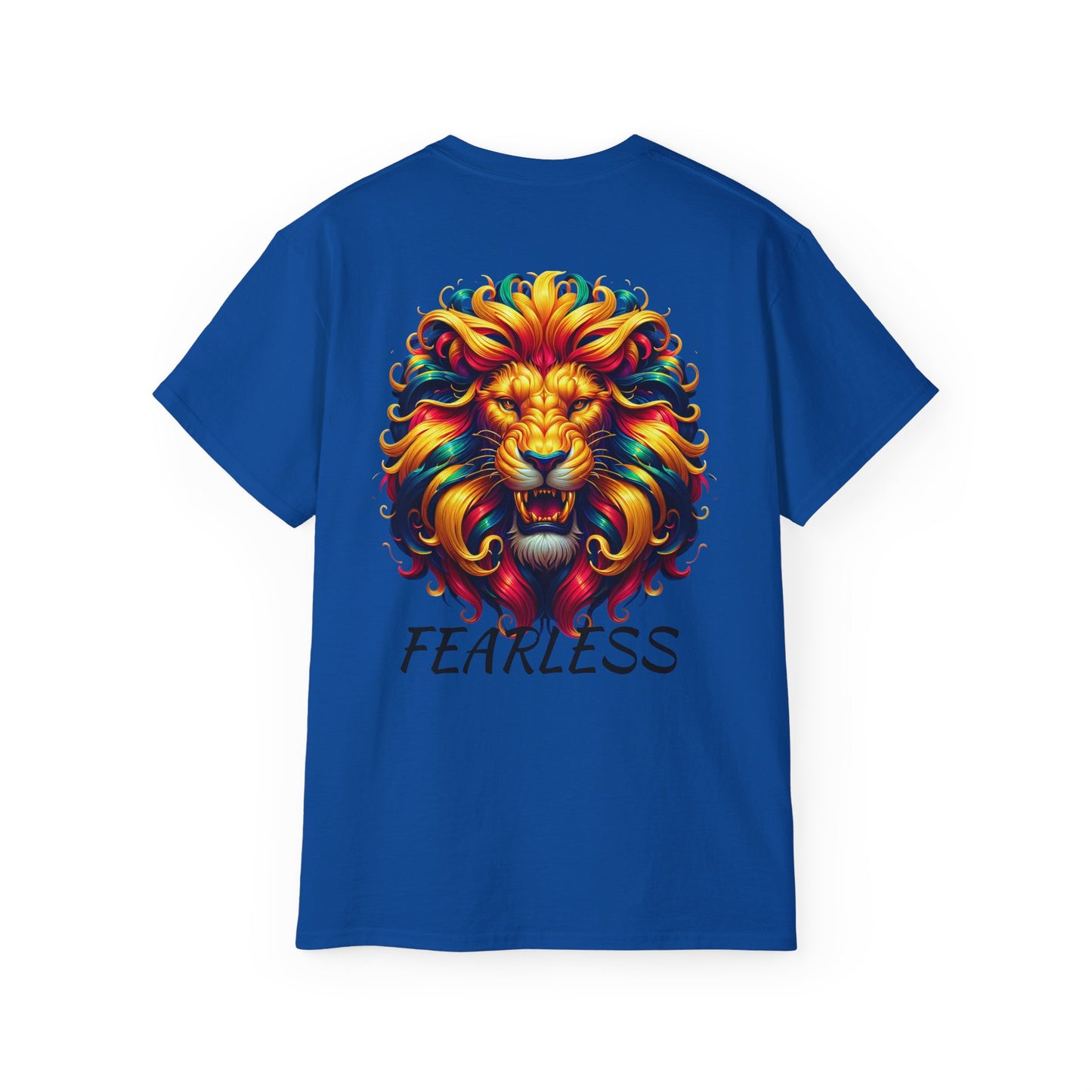 Big Cat Energy Unisex Ultra Cotton Tee - Bold Lion Graphic, Fearless Vibe