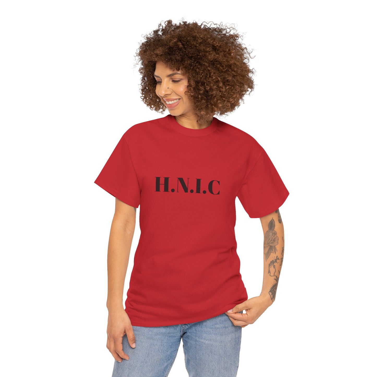Empowerment graphic Tee front and back - HNIC creator of my destiny
