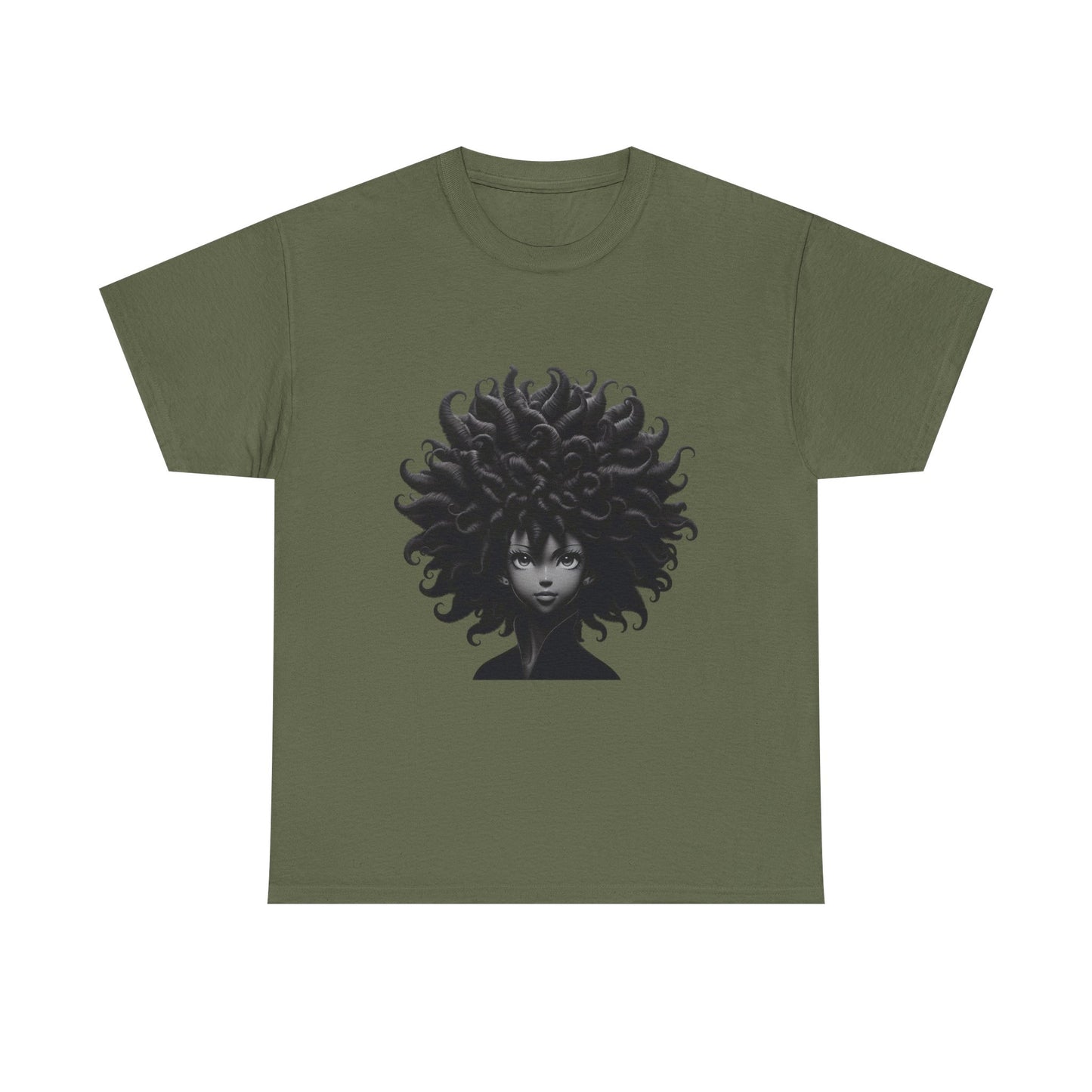 Bold Natural Hair Unisex Tee | Gift for Her, Fashion T-Shirt, Afro Art, Black Culture, Self-Love Tees