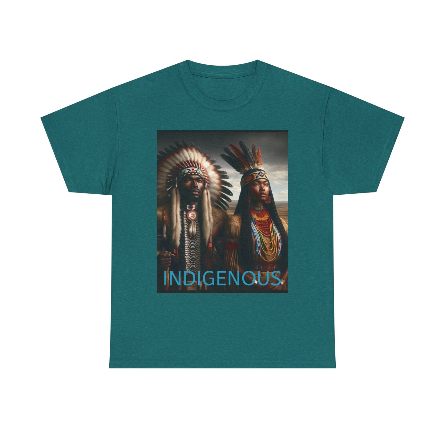 Indigenous Heavy Cotton Tee - Celebrate Native Heritage