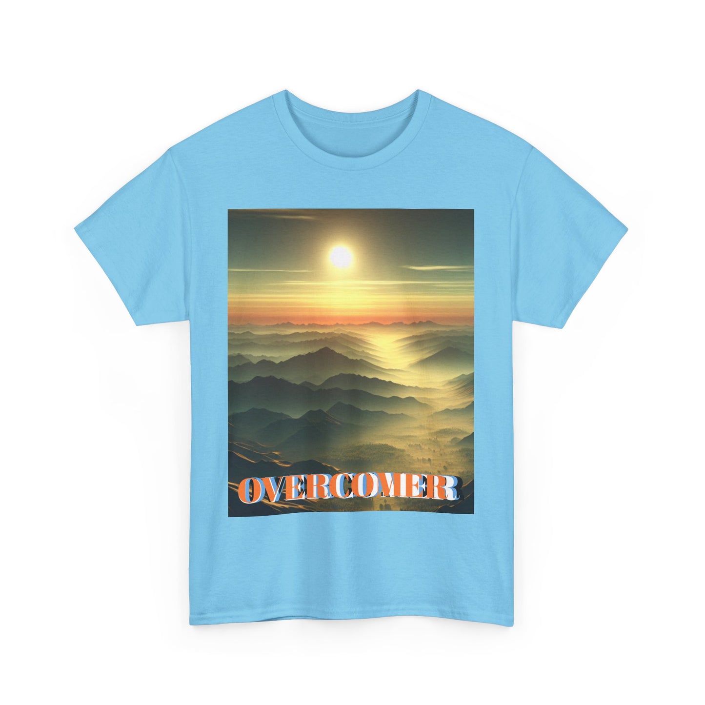 Inspirational Overcomer Unisex Heavy Cotton Tee - Motivational T-Shirt for Everyday Empowerment