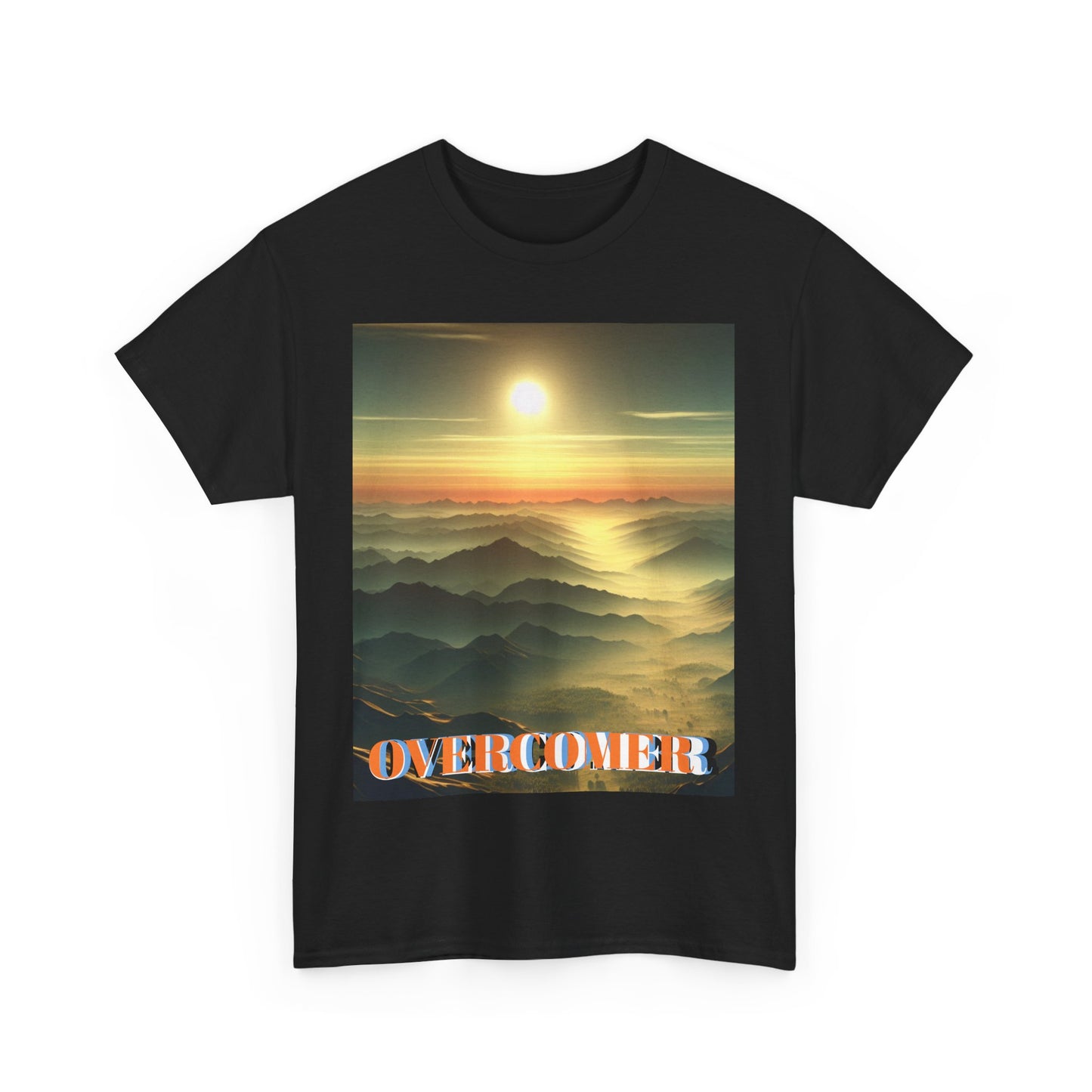 Inspirational Overcomer Unisex Heavy Cotton Tee - Motivational T-Shirt for Everyday Empowerment