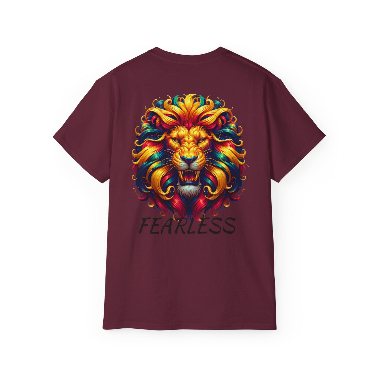 Big Cat Energy Unisex Ultra Cotton Tee - Bold Lion Graphic, Fearless Vibe