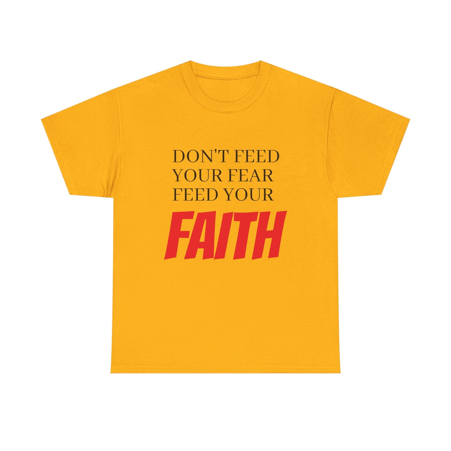 Unisex Heavy Cotton Tee, Motivational T-Shirt, Positive Quotes Tee, Faith Inspiration Apparel, Gift for Friends, Everyday Wear