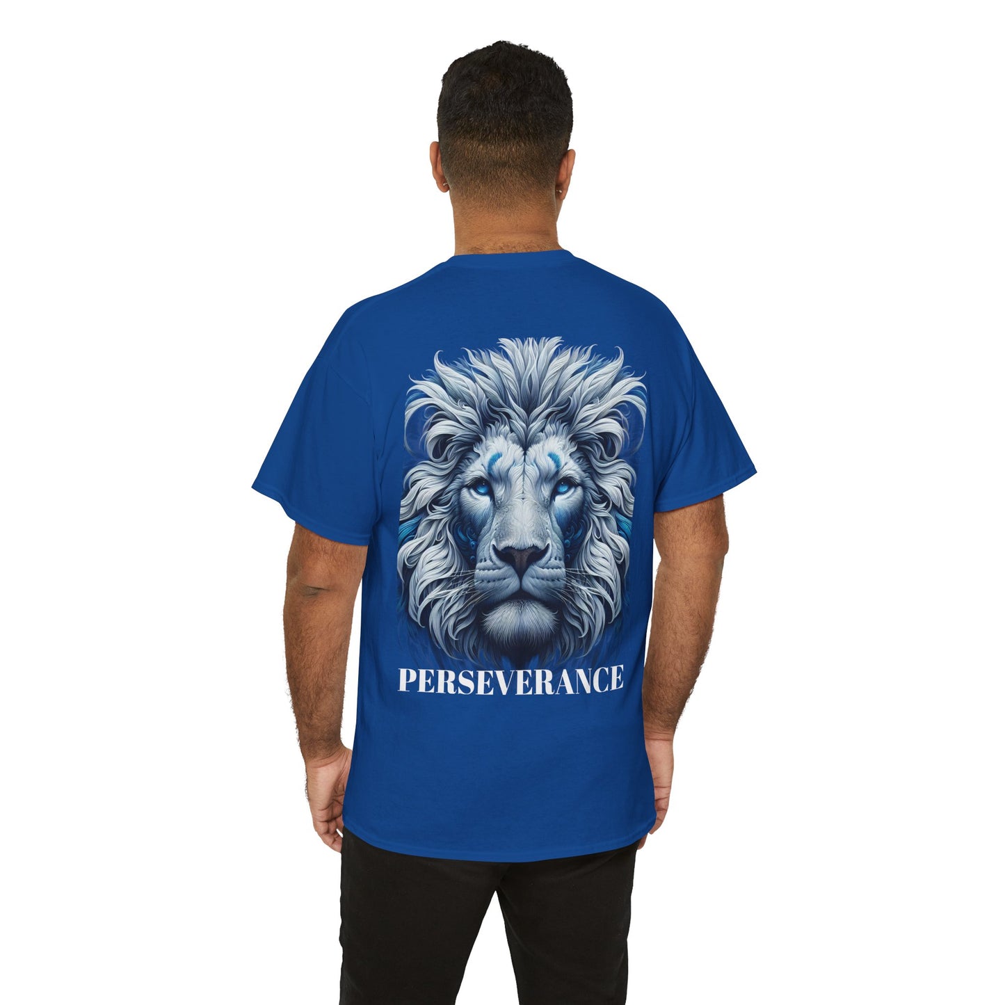 Perserverance FRONT AND BACK - 'Faith must endure' Lion Design