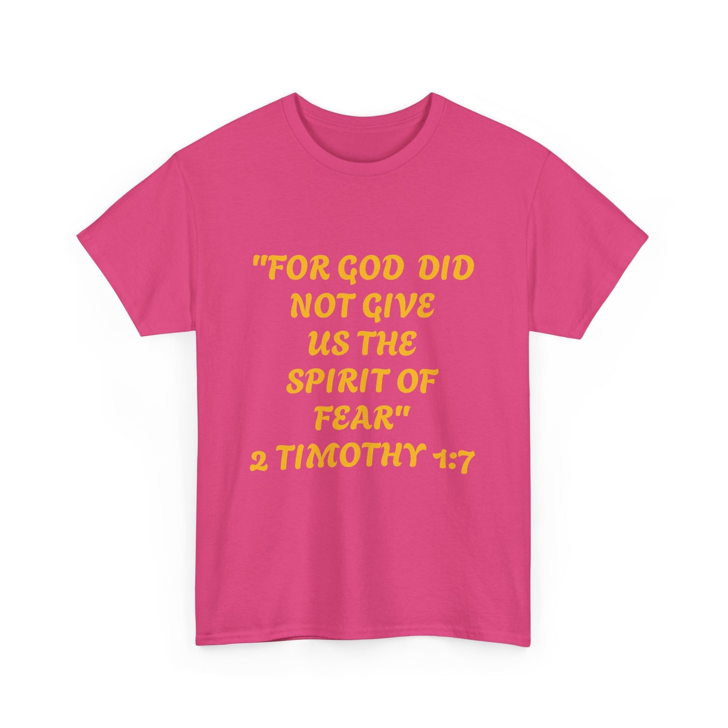 "FEARLESS front and back " - Unisex Heavy Cotton Shirt