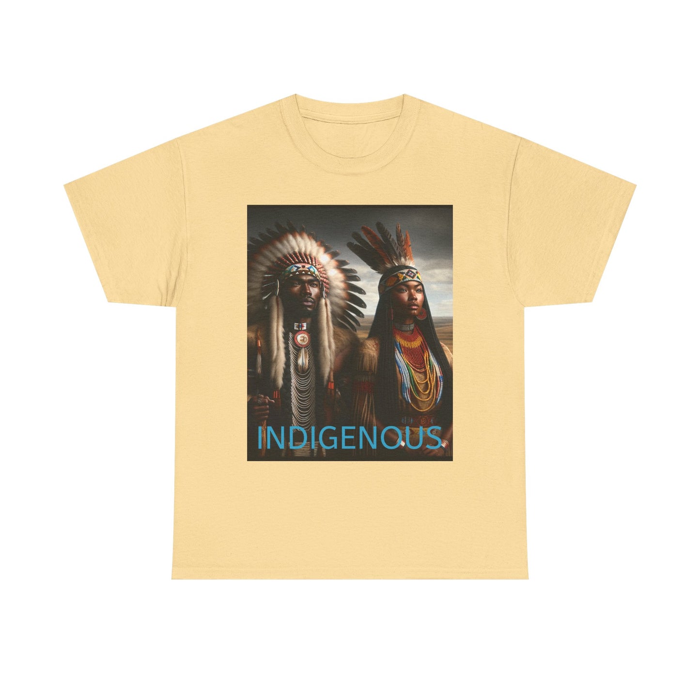 Indigenous Heavy Cotton Tee - Celebrate Native Heritage