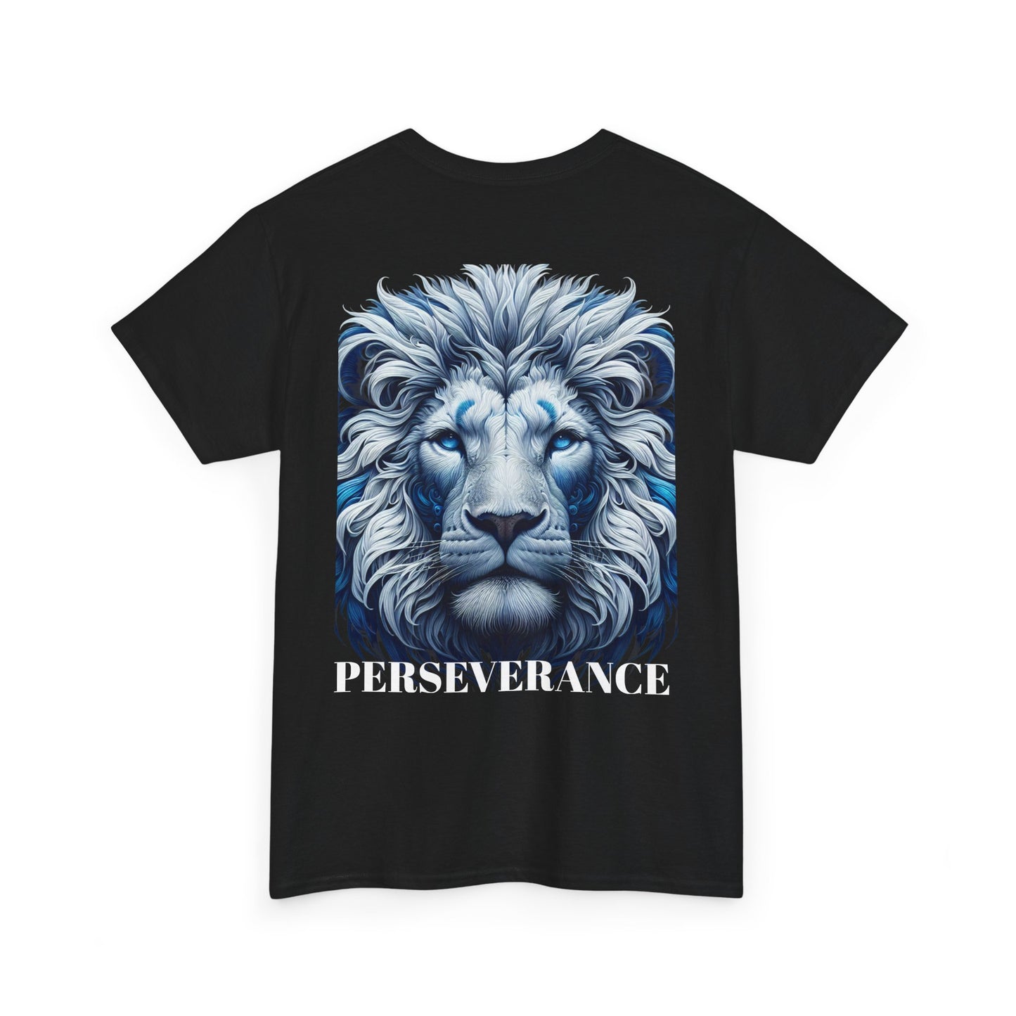 Perserverance FRONT AND BACK - 'Faith must endure' Lion Design