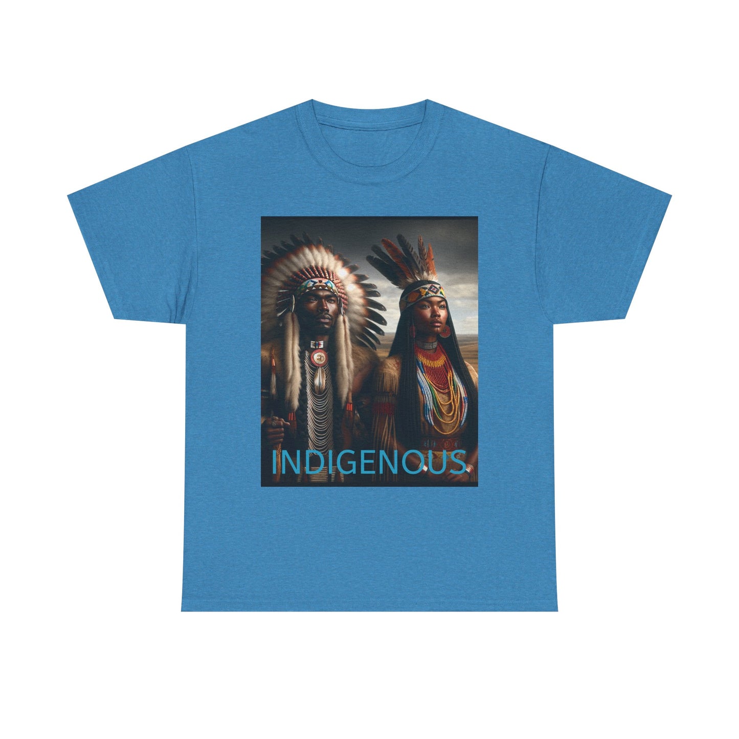 Indigenous Heavy Cotton Tee - Celebrate Native Heritage