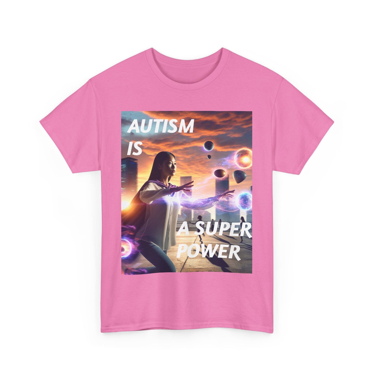 'Autism is a Super Power' Statement Tee