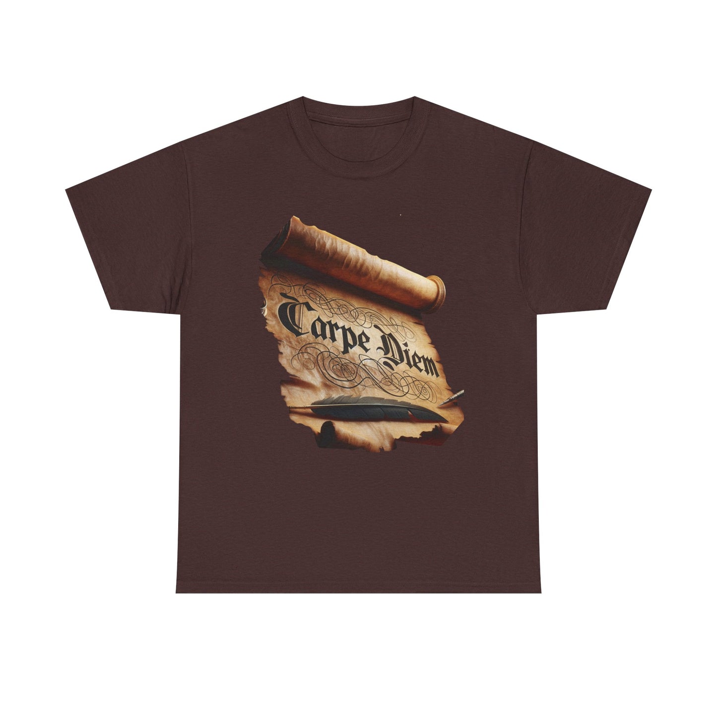 Carpe Diem Unisex Tee, Inspirational T-Shirt, Everyday Casual Wear, Gift for Students, Motivation Shirt, Creative Design Apparel