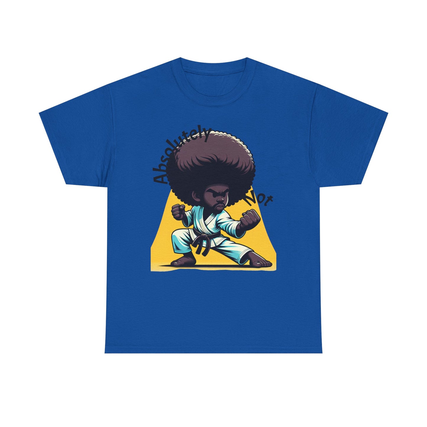 Vintage Cartoon Martial Arts Tee - Unisex Funny Shirt, Gift for Anime Lovers, Cool Casual Wear, Retro Style Clothing, Perfect for Birthdays