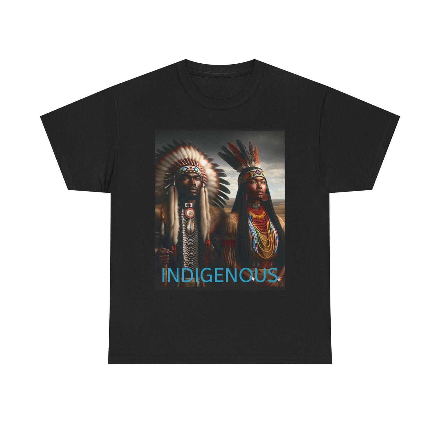 Indigenous Heavy Cotton Tee - Celebrate Native Heritage