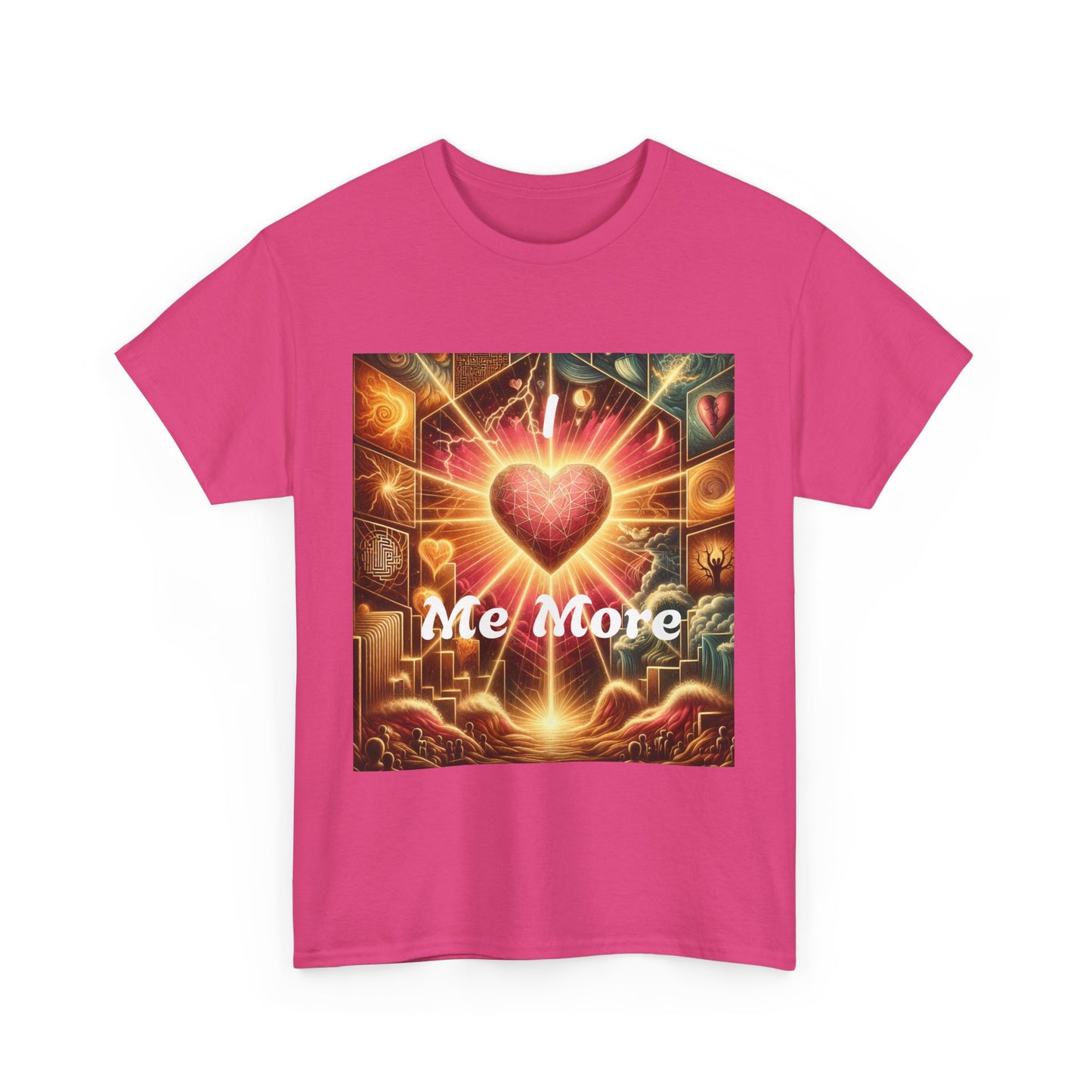 Heartfelt Message Unisex Heavy Cotton Tee - " I love Me More" Design
