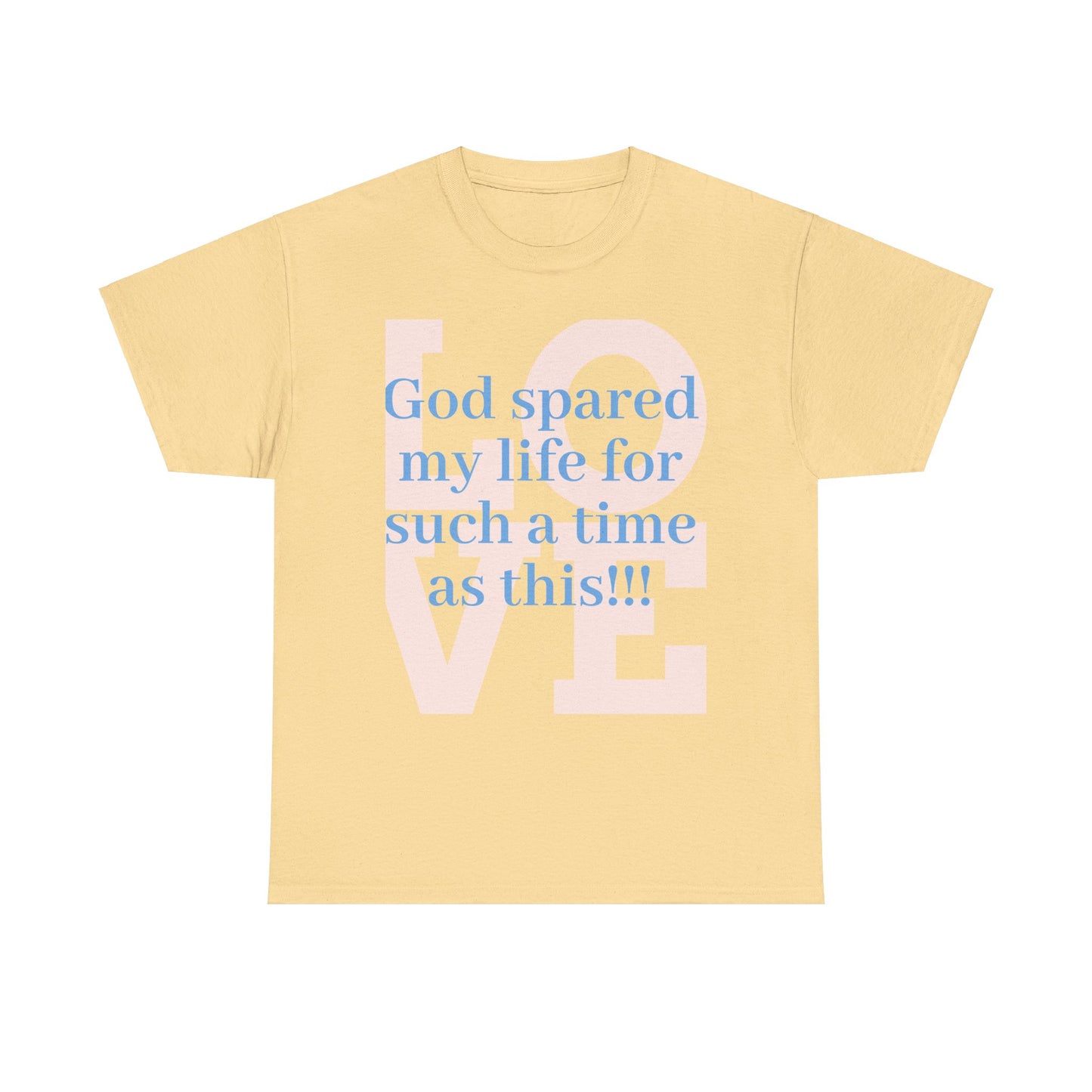 God spared my life
