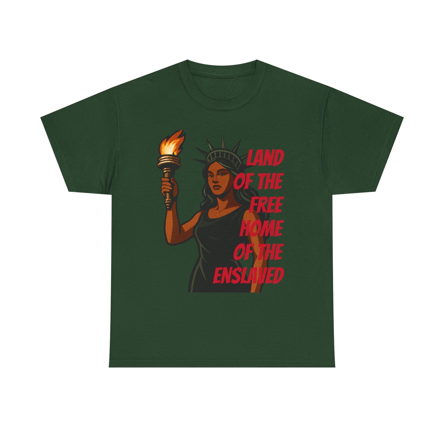 Statue of Liberty Tee, Empowerment Shirt, Unisex Cotton T-Shirt, Inclusive Fashion, Graphic T-Shirt for Freedom Lovers