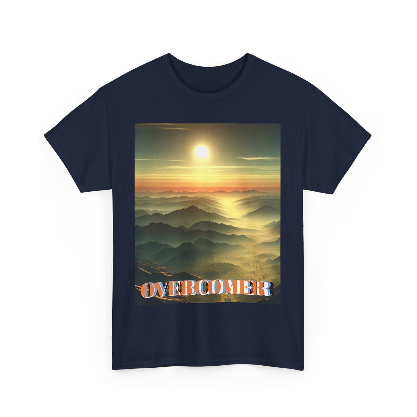 Inspirational Overcomer Unisex Heavy Cotton Tee - Motivational T-Shirt for Everyday Empowerment