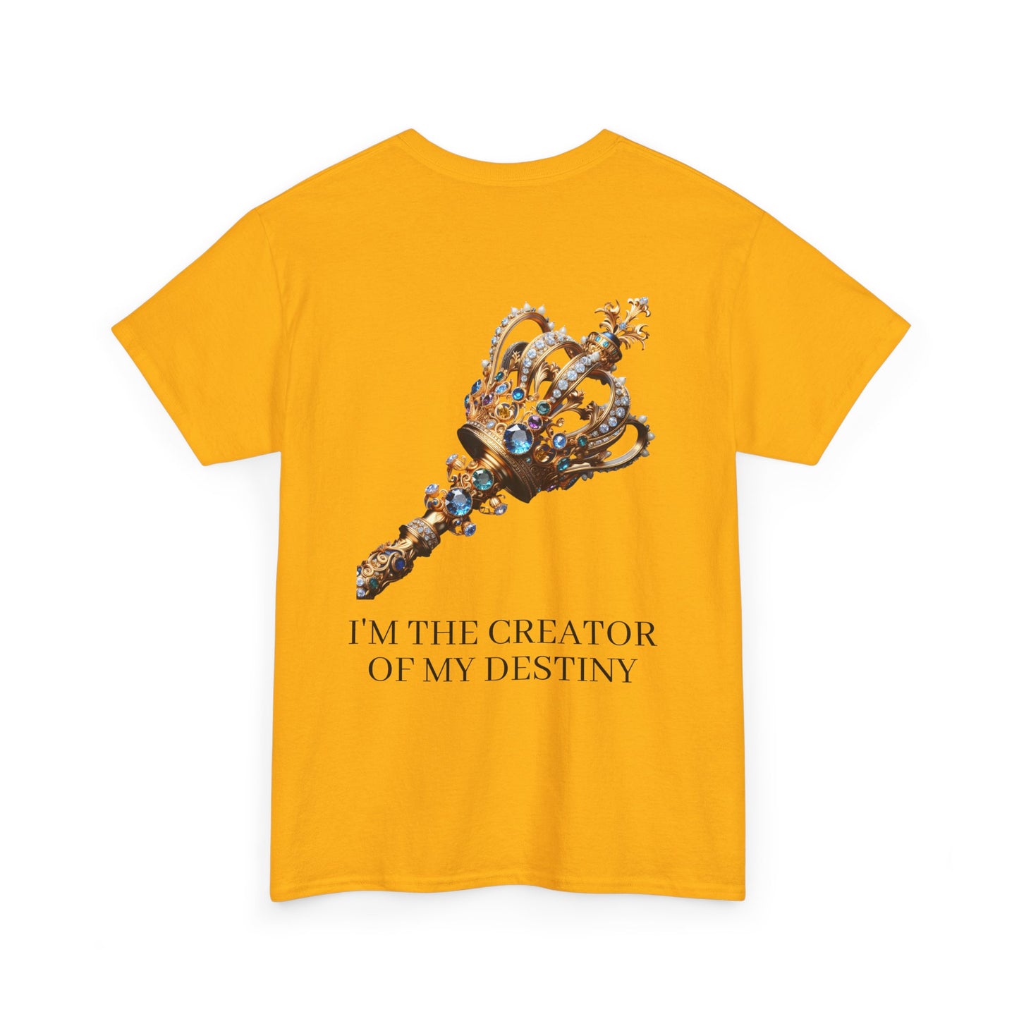 Empowerment graphic Tee front and back - HNIC creator of my destiny