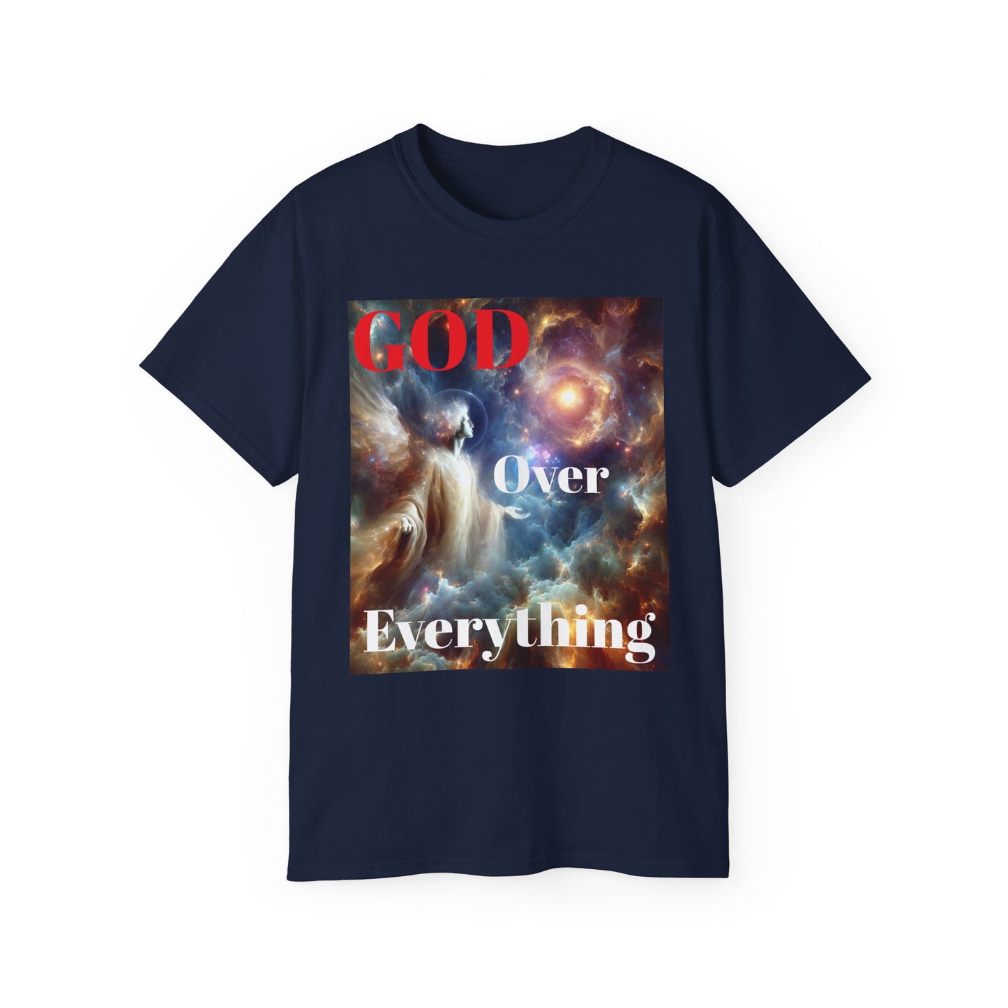 God Over Everything Unisex Ultra Cotton Tee - Spiritual Inspirational T-Shirt