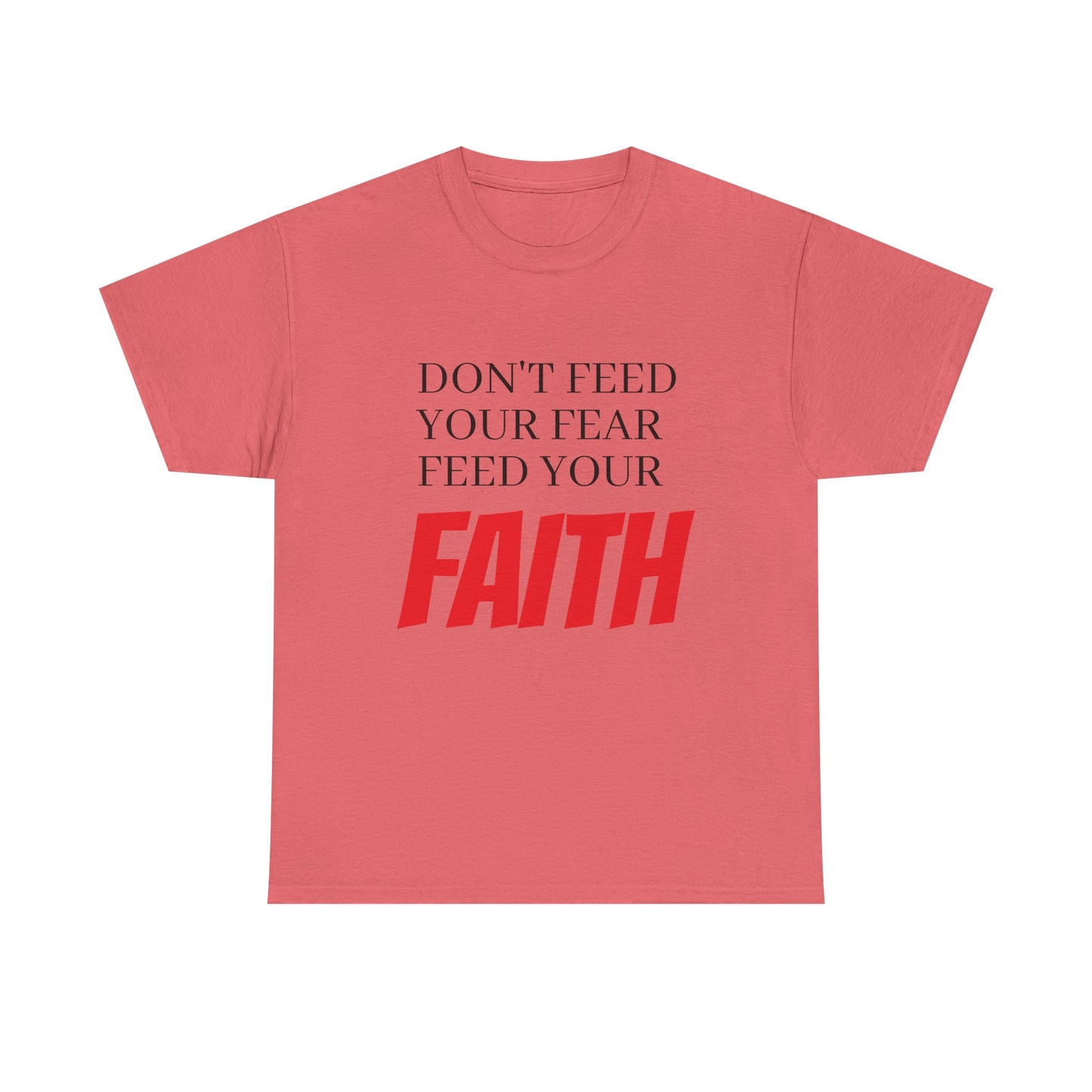 Unisex Heavy Cotton Tee, Motivational T-Shirt, Positive Quotes Tee, Faith Inspiration Apparel, Gift for Friends, Everyday Wear