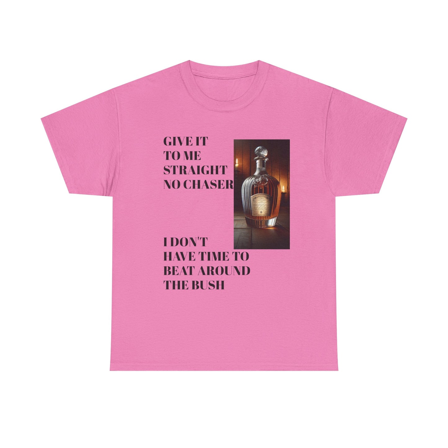 Unisex Heavy Cotton Tee - 'Give It to Me Straight' Graphic Tee for Casual Vibes