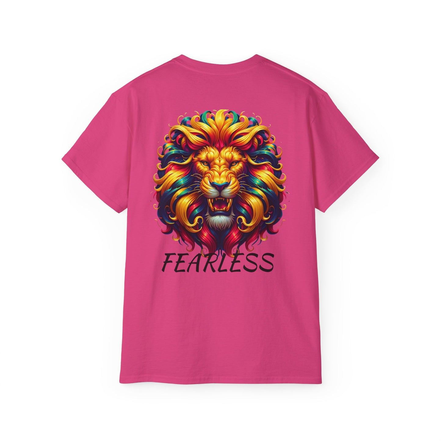 Big Cat Energy Unisex Ultra Cotton Tee - Bold Lion Graphic, Fearless Vibe
