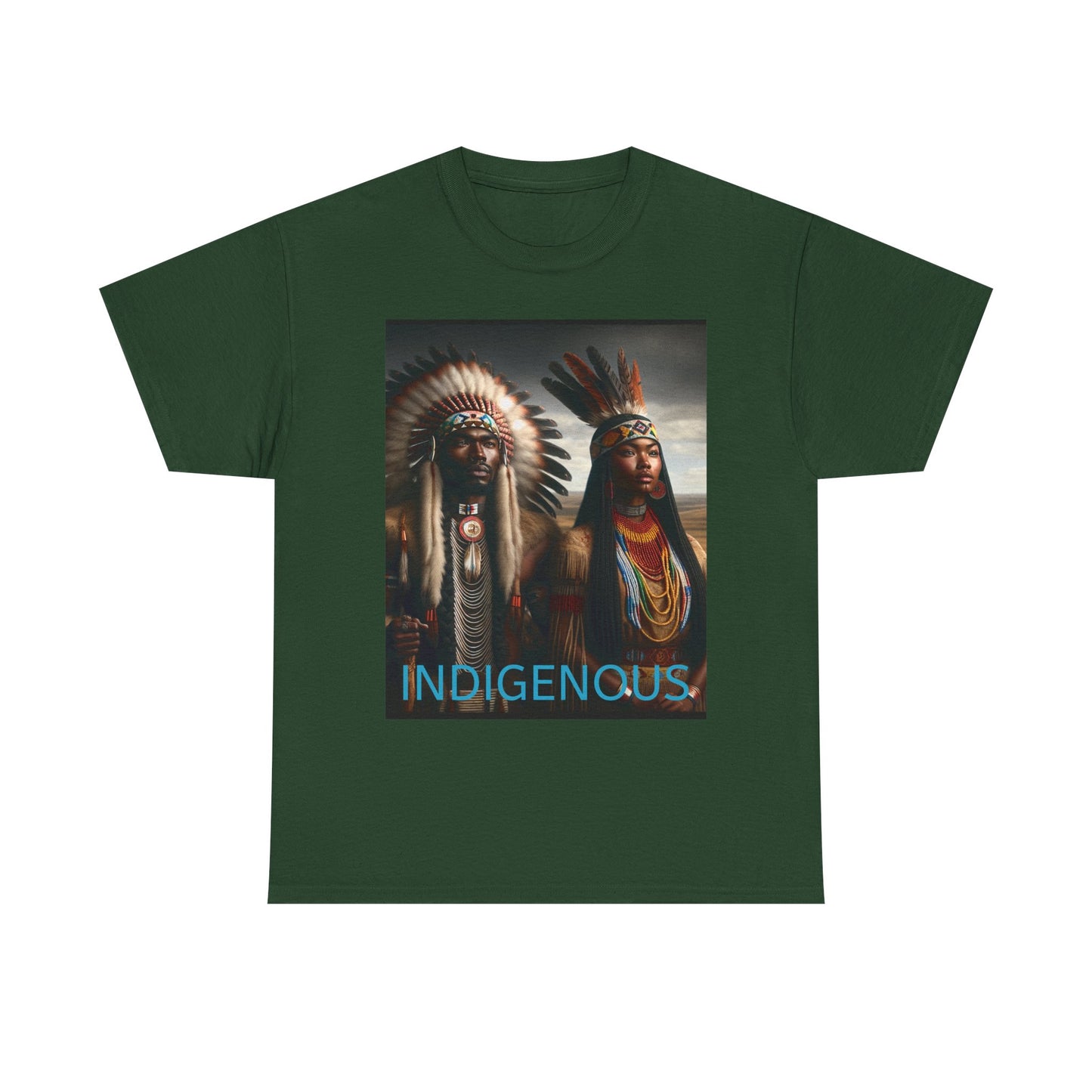 Indigenous Heavy Cotton Tee - Celebrate Native Heritage