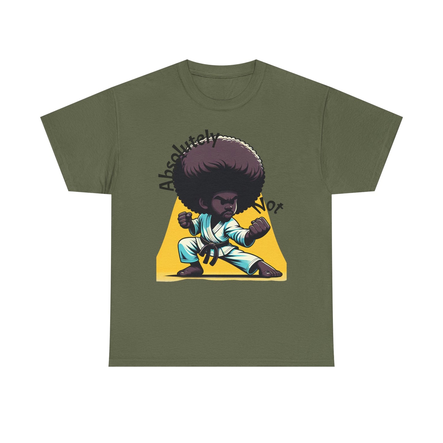 Vintage Cartoon Martial Arts Tee - Unisex Funny Shirt, Gift for Anime Lovers, Cool Casual Wear, Retro Style Clothing, Perfect for Birthdays