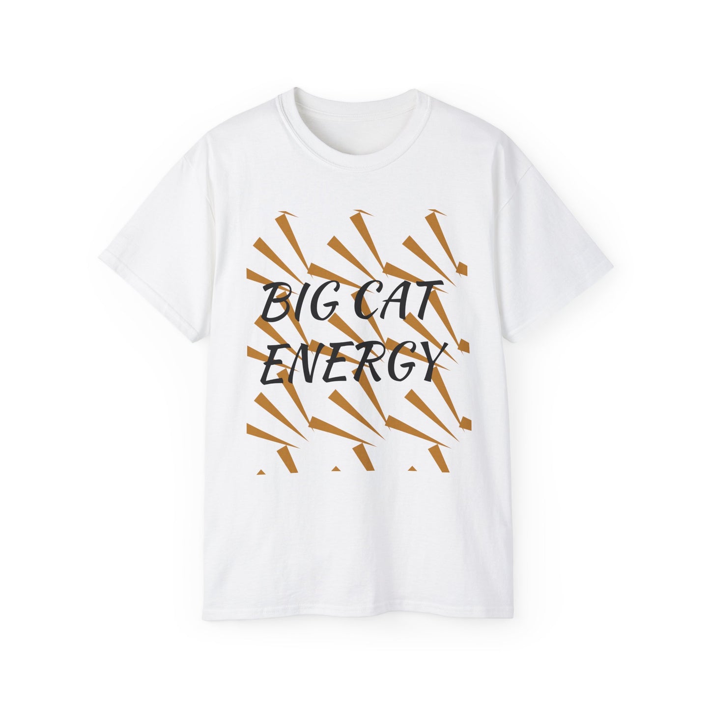 Big Cat Energy Unisex Ultra Cotton Tee - Bold Lion Graphic, Fearless Vibe