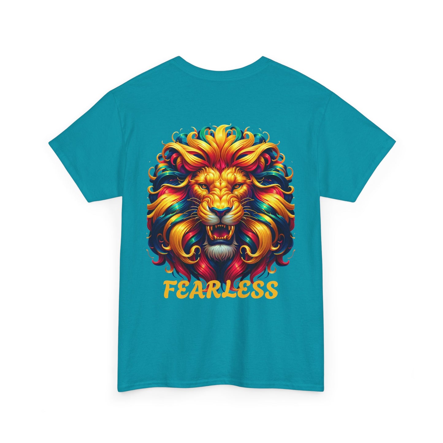 "FEARLESS front and back " - Unisex Heavy Cotton Shirt