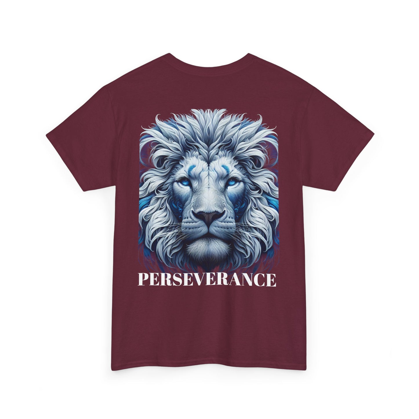 Perserverance FRONT AND BACK - 'Faith must endure' Lion Design
