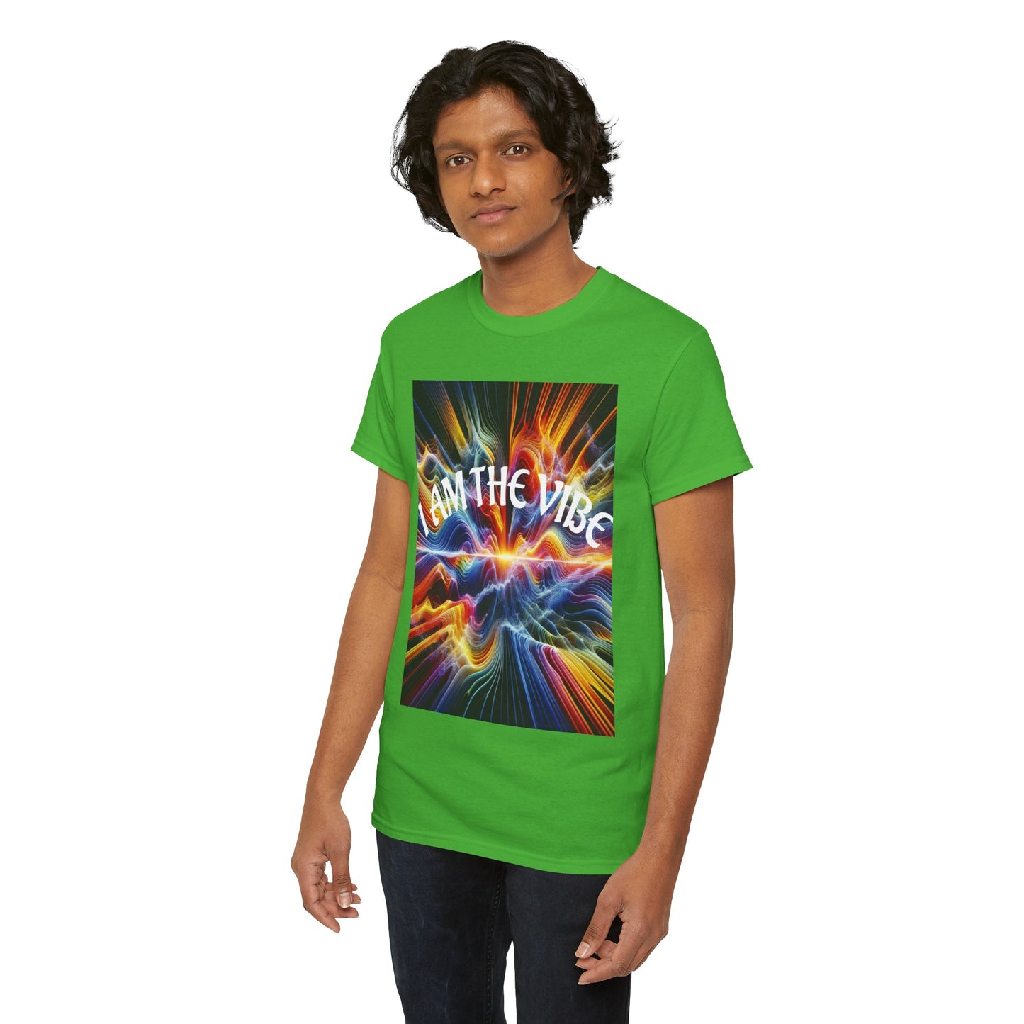 Vibrant Graphic Tee | I Am The Vibe | Unisex Cotton T-Shirt | Trendy Apparel | Gift Idea | Festival Wear | Everyday Style