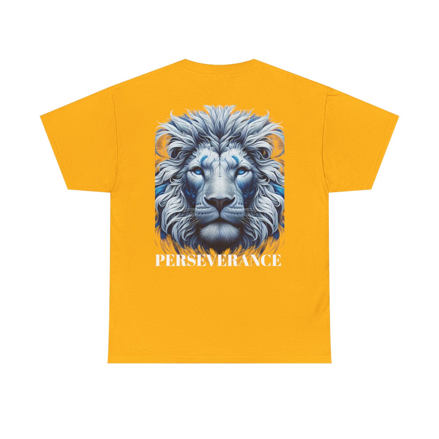 Perserverance FRONT AND BACK - 'Faith must endure' Lion Design