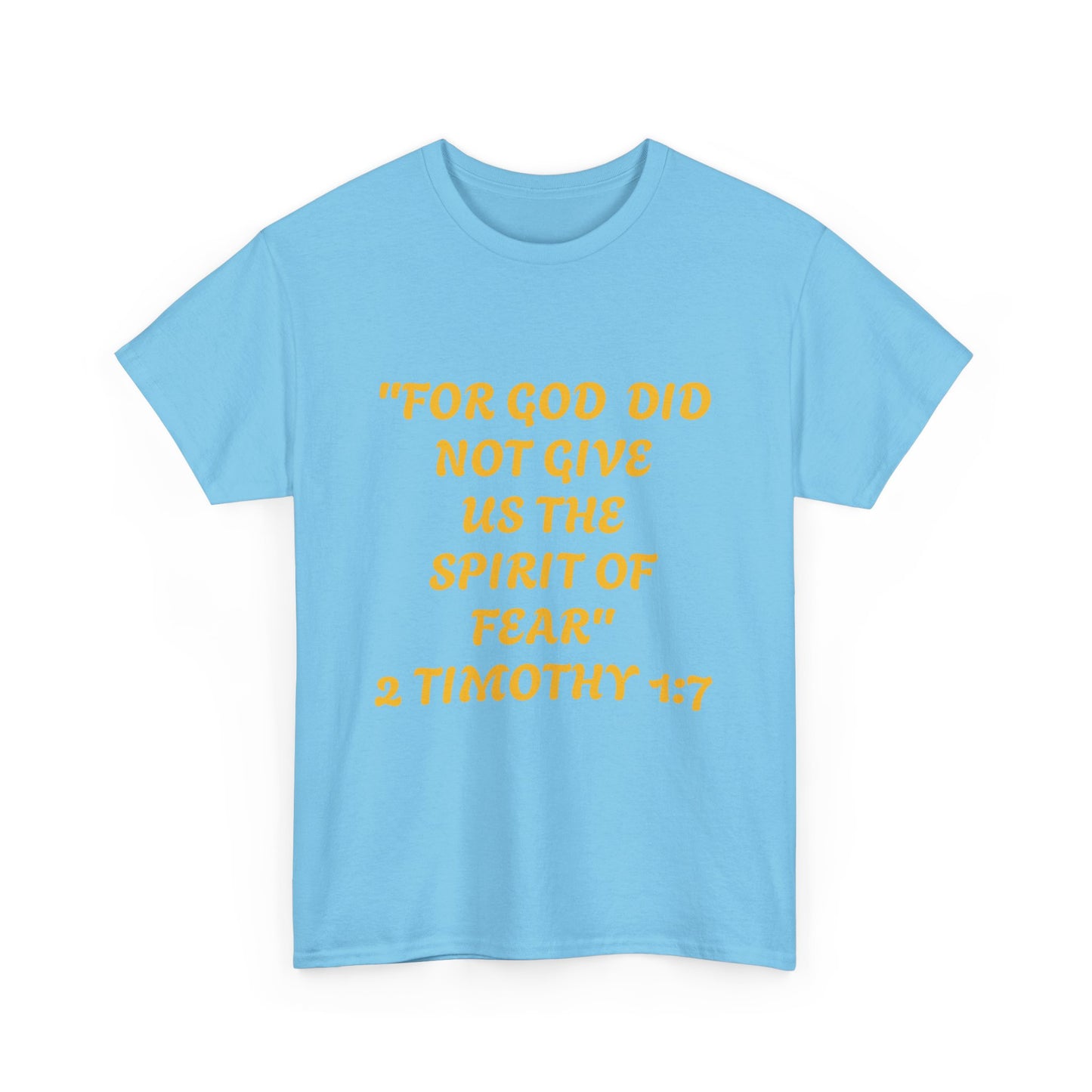 "FEARLESS front and back " - Unisex Heavy Cotton Shirt