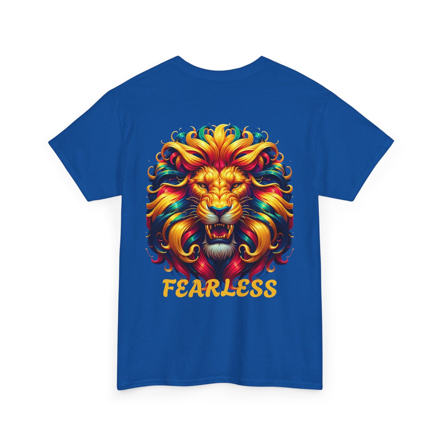 "FEARLESS front and back " - Unisex Heavy Cotton Shirt