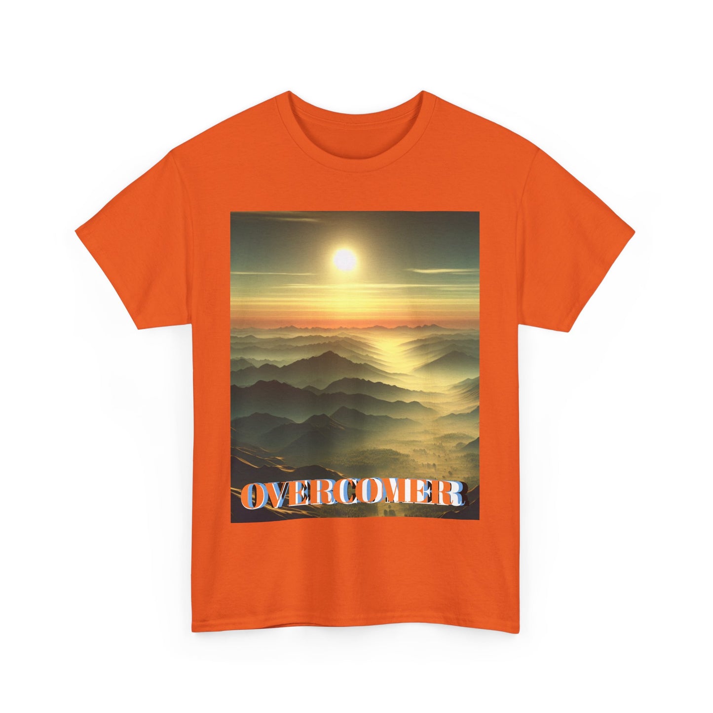 Inspirational Overcomer Unisex Heavy Cotton Tee - Motivational T-Shirt for Everyday Empowerment