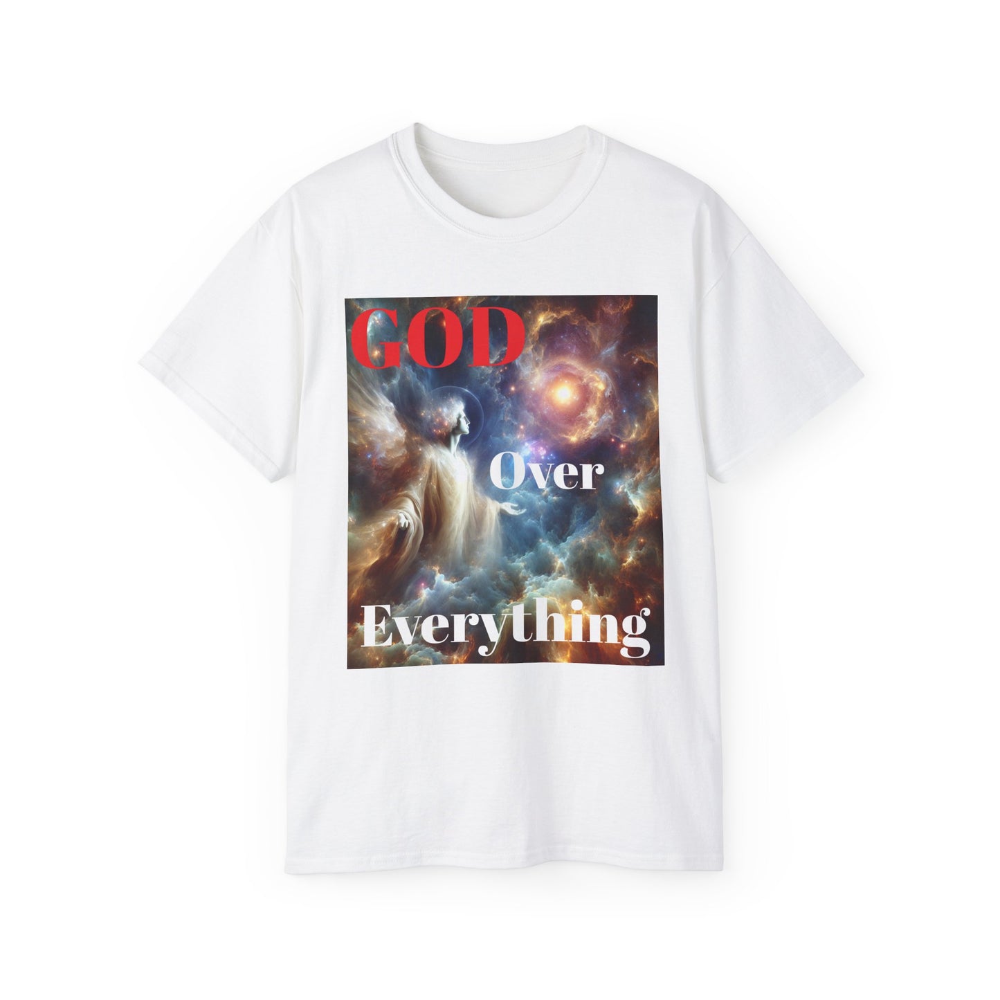 God Over Everything Unisex Ultra Cotton Tee - Spiritual Inspirational T-Shirt