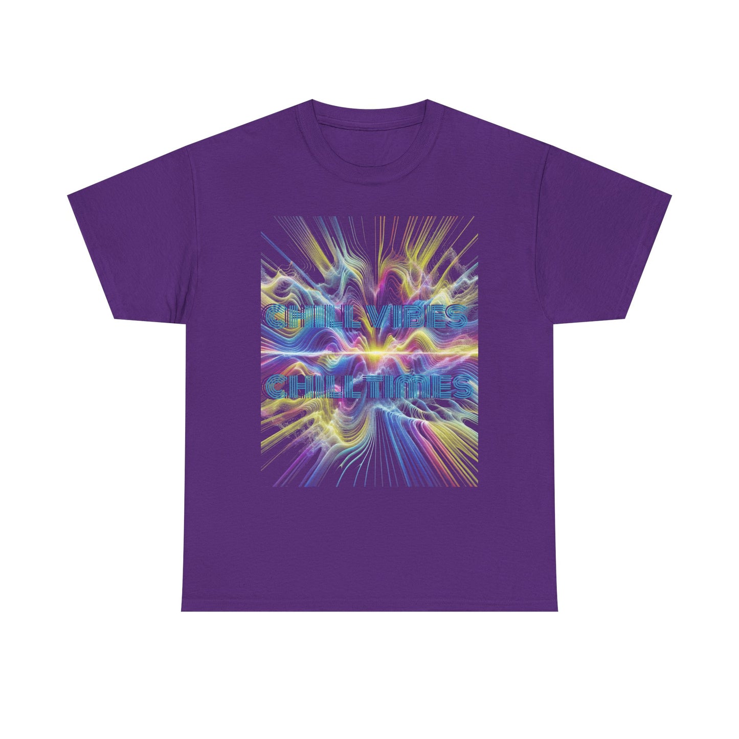 Chill Vibes Unisex Heavy Cotton Tee, Comfortable Casual T-Shirt, Streetwear Style, Perfect Gift for Friends, Summer Vibes Tee